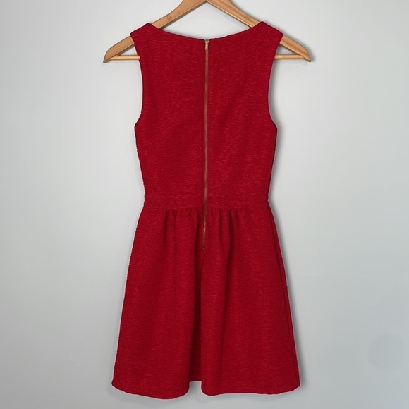 Forever 21 Red Fit and Flare Dress Size Small - Picture 5 of 7